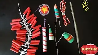 DIY Paper Craft Crackers | Diwali Special