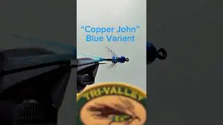 John Barr&rsquo;s Copper John/ Blue Variant  #fishing #fyp #flyfishing #flytying #smallbusiness