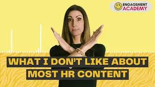 What I don't like about most HR content right now ❌