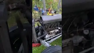 Diesel engine low idle #fergusontractor
