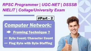 Computer Network: Byte Count and Flag Byte with Byte Stuffing | Computer Network Tutorial