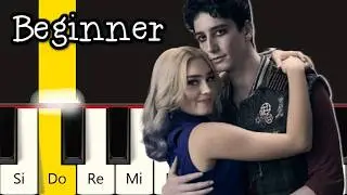 The Place To Be - Zombies 4 - EASY PIANO TUTORIAL (Beginner)