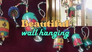 Amazing diy hand painted wall hanging#homedecor#handcraft#artandcraft#nadiahomedecor