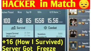 #Enigma7 #HackerGaming Server Got Frozen | Hacker in My Match | Conquer Rank Push
