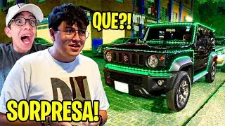 SORPRENDO A MI HERMANO CON SU COCHE NEÓN