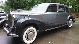 1953 Austin Sheerline Limo Factory 4 wheel lift system in action