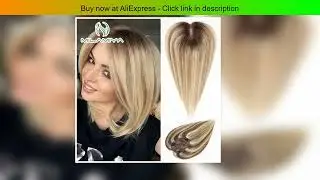 Clip In Real Human Hair Wigs Women Hair Topper Hairpiece Brown Hair Toppers for Women Clip On Hair