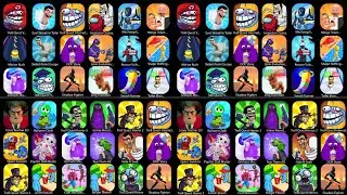 Troll Quest USA, Tom Gold Run, Gum Gum Battle, Run Of Life, Bowmasters, Long Neck Run...