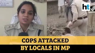 Watch: Locals in MP thrash cops with sticks for enforcing lockdown