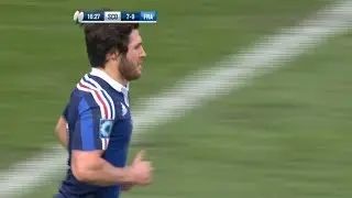 Maxime Machenaud 3rd Penalty - Scotland v France 8th March 2014
