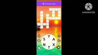 Wordscapes level 3699 - 3705