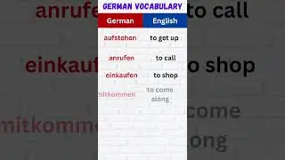 Top 10 Trennbare Verben | Learn German Separable Verbs with Examples 🇩🇪 #shorts #deutsch #lernen