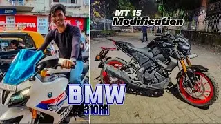 Yamaha Mt15 crash guard.
