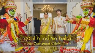 Perfect South Indian Celebration & Entry in Haldi Ceremony |Unique Bride Entry,Unique Couple Entry|