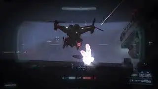 Halo Infinite: Sniper Kill Enemy Mid-Air Pull Falcon Disable - Launch Site