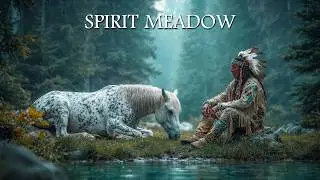 Spirit Meadow | Native American Flute Music with Forest River Peace for Anxiety Relief & Deep Sleep