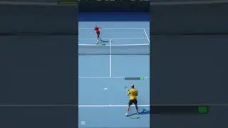 TopSpin2k25. FInal Open de Australia. Superando a Medvedev en la red.