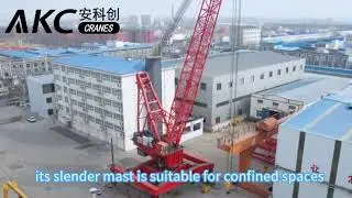 New Benchmark in Heavy Lifting! Full Record of Mast Crane's Efficient Operation | Precise Alignment