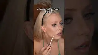 If you place your contour too low try this technique #makeup #contour #makeuptutorial #grwm