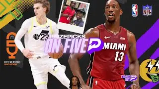 Heat vs Jazz! Best NBA @Prizepicks plays with @Bigpicksenergy