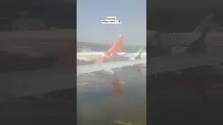 Indigo Airlines | Cloudy Weather at Mumbai Airport || #trending  #indigoflight