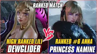 TEKKEN 8 ▰ DEWGLIDER (Lili) vs PRINCESS NAMINE (#6 Ranked Anna) ▰ T8 HIGH LEVEL GAMEPLAY