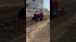 Mb plough and Rotavator working on captain mini tractor #captaintractor #rotavator #agriculture