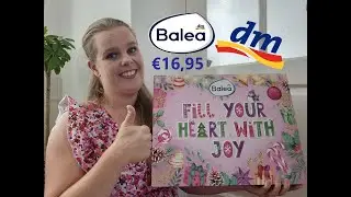 Adventskalender Balea DM 2025 unboxen