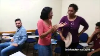 Fun game for ESL Class in Brazil. (English as a Second Language)