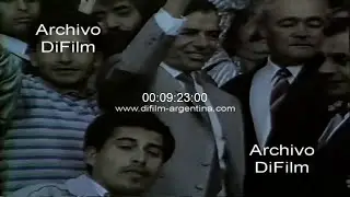 Elecciones presidenciales vota Carlos Menem y Zulema Yoma 1989