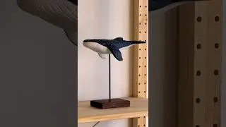 Моя самая амбициозная резьба по дереву на данный момент 🐋✨