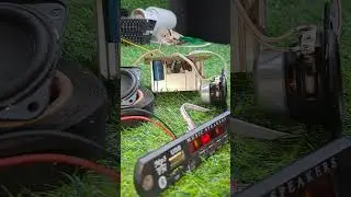 🤯 12V Amp from Old LG TV IC LA42102 #tvrepair #speaker #electronicsrepair #bass #amplifier #la42102