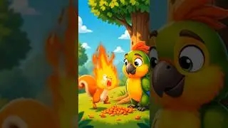 &ldquo;The Parrot&rsquo;s Trick 🐦 | Fun 3D Cartoon Short Story for Kids&rdquo; #usashorts #usakids #aicartoon