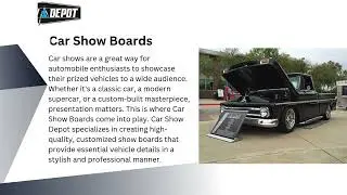 Car Show Boards   Carshowdepot net