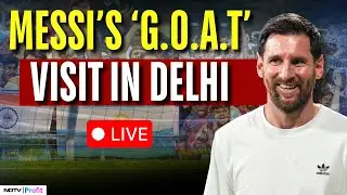 LIVE: Lionel Messi Visits Delhi LIVE | Messi At Arun Jaitley Stadium LIVE | Messi GOAT India Tour