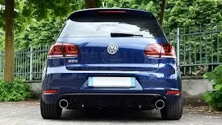 Golf Mk6 GTD / TDI AWESOME SOUND with straight pipes by Supersprint