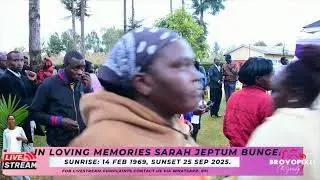 FUNERAL PROCESSION OF THE LATE SARAH JEPTUM BUNGEI & SARA JELIMO KITUR.