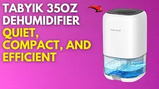 TABYIK 35OZ Dehumidifier - Quiet, Compact, and Efficient!