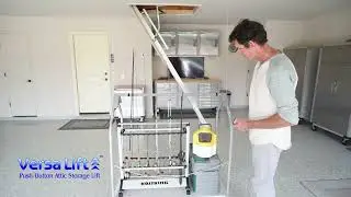 Winter Storage Made Easy: Use a VersaLift Attic Lift for Fishing Gear, Rods, Ice Chests & Luggage