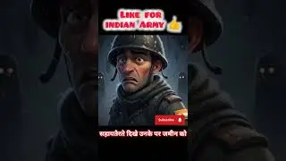 भारतीय जवान की डरावनी कहानी 🇮🇳 | Border Horror Short #ytshorts #viralreels #horror #border #scary