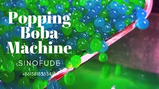 Fruit Juice Bursting Boba Production Line Milk Tea Tapioca pearl Popping Boba Making Machine Factory