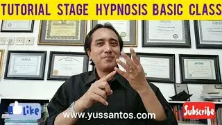Tutorial Stage Hypnosis Basic Yus Santos
