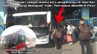 Sinar Jaya 36DD Panen Penumpang Sampek Ludes Nyaris Full Seat CDCB Po Lain Tak Bisa Seramai Ini