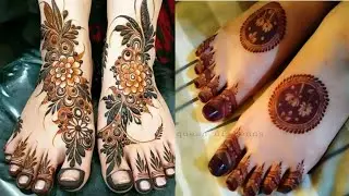 Latest Trending Foot Mehndi Design 2025 | Simple & Beautiful Feet Mehndi Designs|New Mehndi Ideas