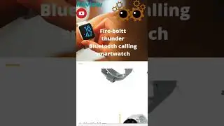 Fire-boltt thunder Bluetooth calling smart watch tech|gadgets #shorts #tech   