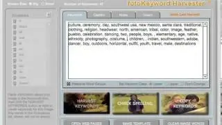 Get your images found online! fotoKeyword Harvester - Accelerated Photo Keyword Software