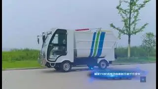 Pure electric garbage truck
