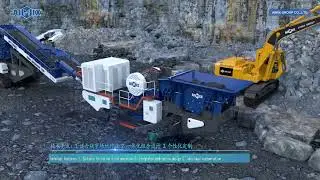 🚜 Crawler Type Mobile Crushing Production Line 3D Display and Introduction 🏗️