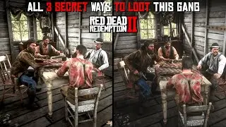 All 3 SECRET Way To Loot The Gang Inside The Lonnie's Shack In Red Dead Redemption 2 (All Outcomes)