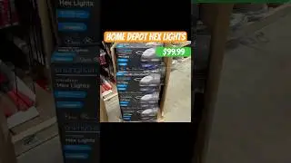 Home Depot Hex Lights #homedepot #lights #garage